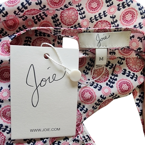 NWT Joie Preppy Pink Tank Top - Medium - Picture 6 of 7